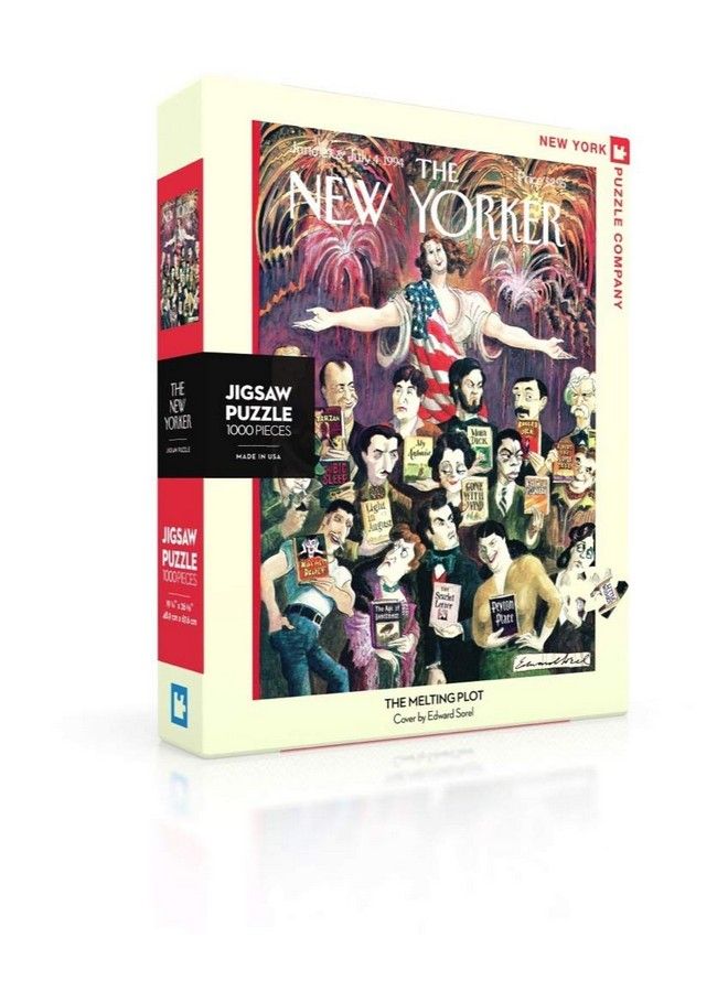 New York Puzzle Company New Yorker The Melting Plot 1000 Piece Jigsaw Puzzle - Image 3