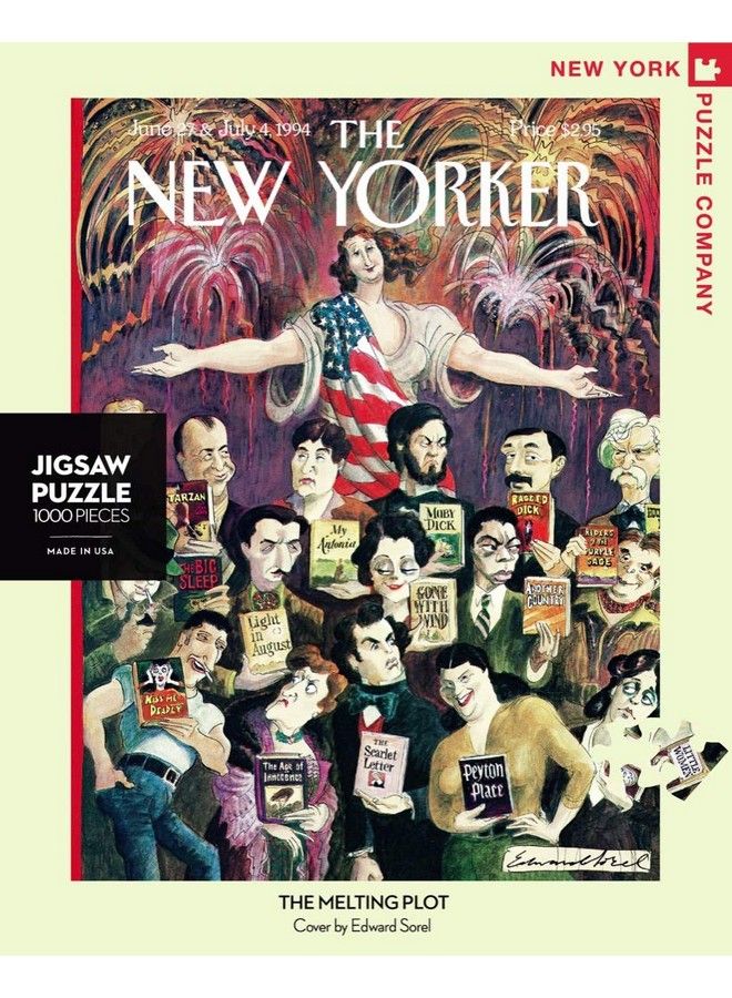 New York Puzzle Company New Yorker The Melting Plot 1000 Piece Jigsaw Puzzle - Image 4