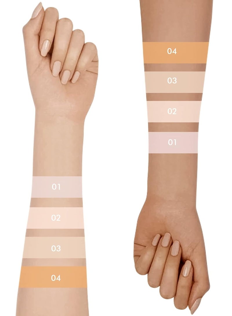 COLORS QUEEN BB Foundation Cream SPF15 30g Oil Free Medium Buildable Coverage Weightless Matte Finish Long Lasting Liquid Face Makeup, Golden Beige - Image 4