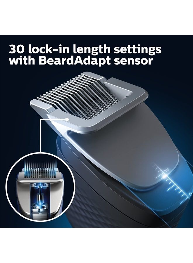 Norelco Series 9000, Ultimate Precision Beard and Hair Trimmer with Beard Sense Technology for an Even Trim, BT9810/40 - Image 2