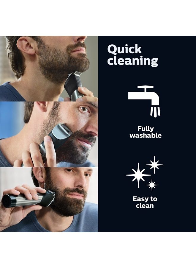 Norelco Series 9000, Ultimate Precision Beard and Hair Trimmer with Beard Sense Technology for an Even Trim, BT9810/40 - Image 3
