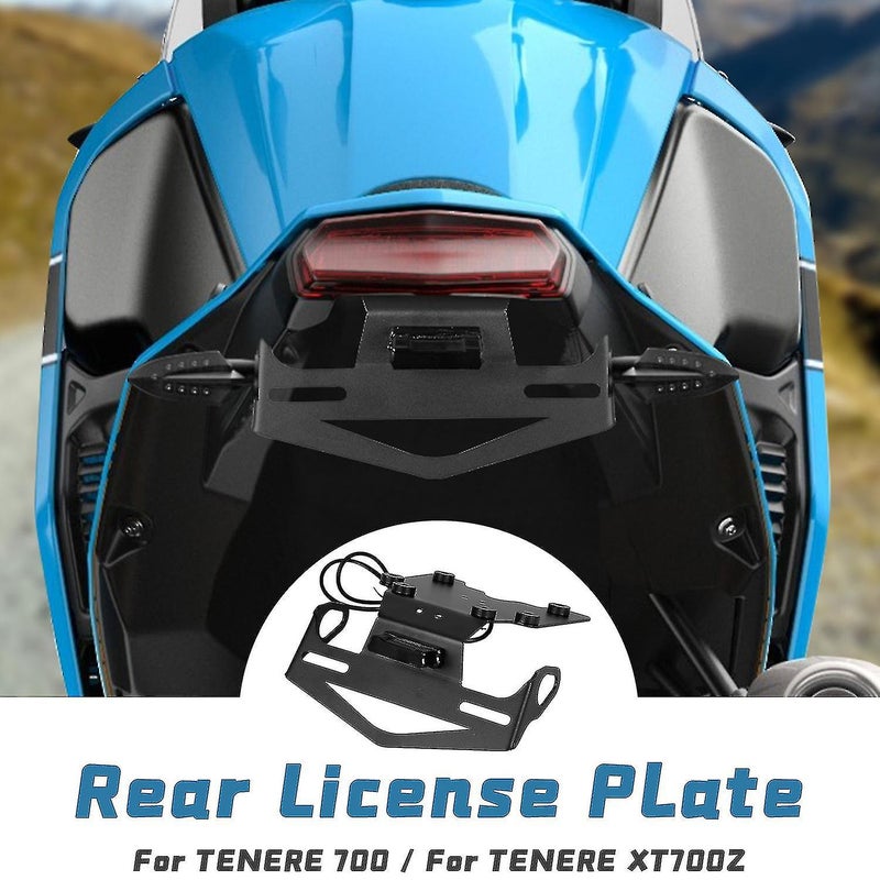 Tenere 700 License Plate Holder Tail Tidy Fender Eliminator Led Light For Yamaha Tenere700 Rally Xtz700 T7 Xt700z 2019 2020 2021 - Image 1