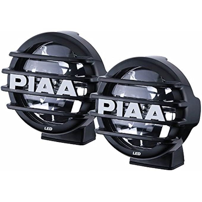 PIAA 05572 White 5316Inches Round Led Driving Light Lamp Kit With Mounting Brackets And Wiring Harness And Relay And Switch Pack Of 2 - Image 3