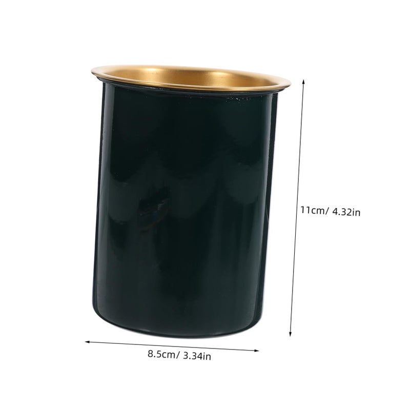 Green Ashtray With Easy Open Funnel Lid For Ash Container - Image 3