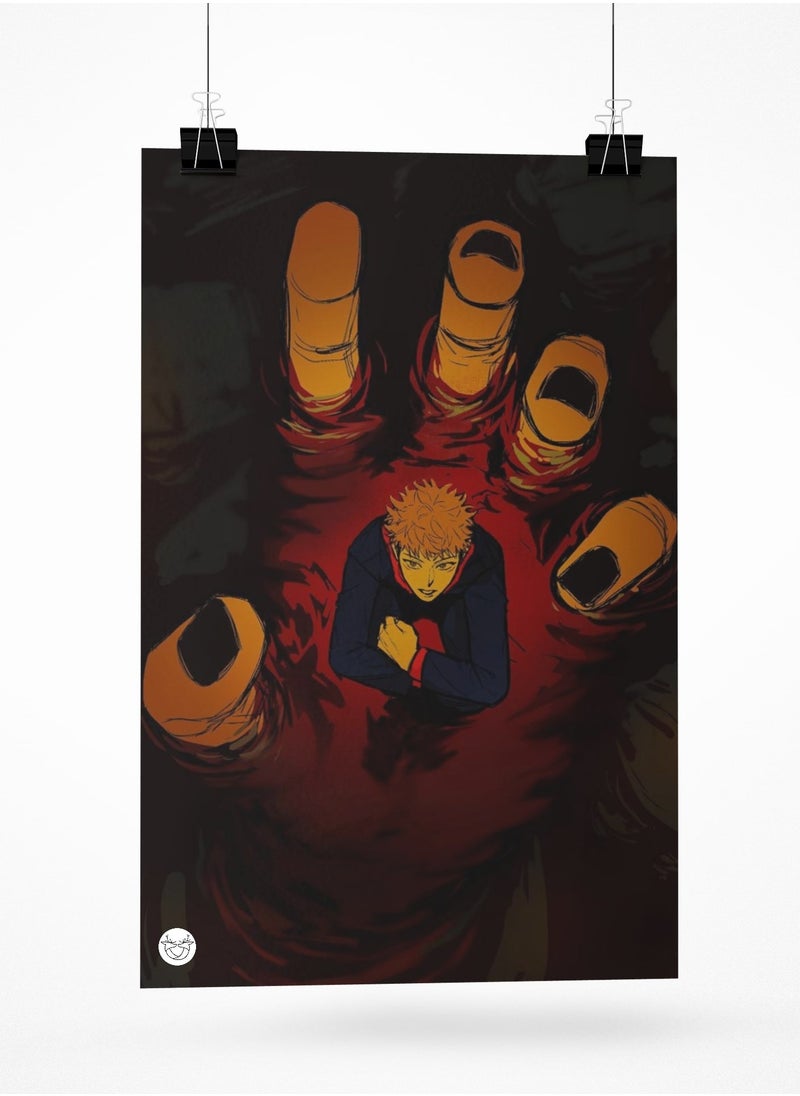 Reeman Design Poster with Jujutsu Kaisen design 