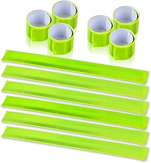 Cozihom Reflective Bands, Reflective Slap Bracelet, Reflective Wristband High Visibility Reflectors, for Night Run, - Image 1