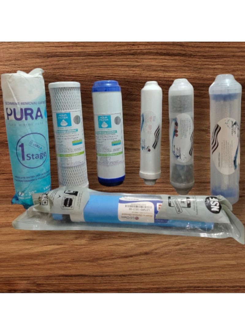 بيورا مجموعه شمعات لفلتر 7 مراحل شامله شمعه الممبرين