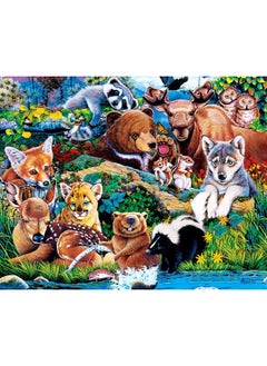 MasterPieces MasterPieces Kids 4-Pack Jigsaw Puzzle Set - World of Animals Collection - 100 Pieces Each - 8"x10"  - Image 5