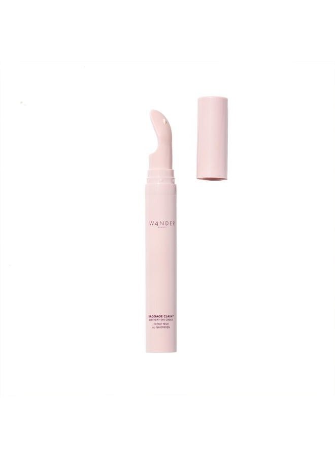 Wander Beauty Baggage Claim Everyday Eye Cream - Eye Serum for Dark Circles, Under-Eye Bags & Fine Lines - Hydrating Eye Cream with Hyaluronic Acid + Vitamin C Brightens, Tightens & Lifts - 0.5 oz - Image 1