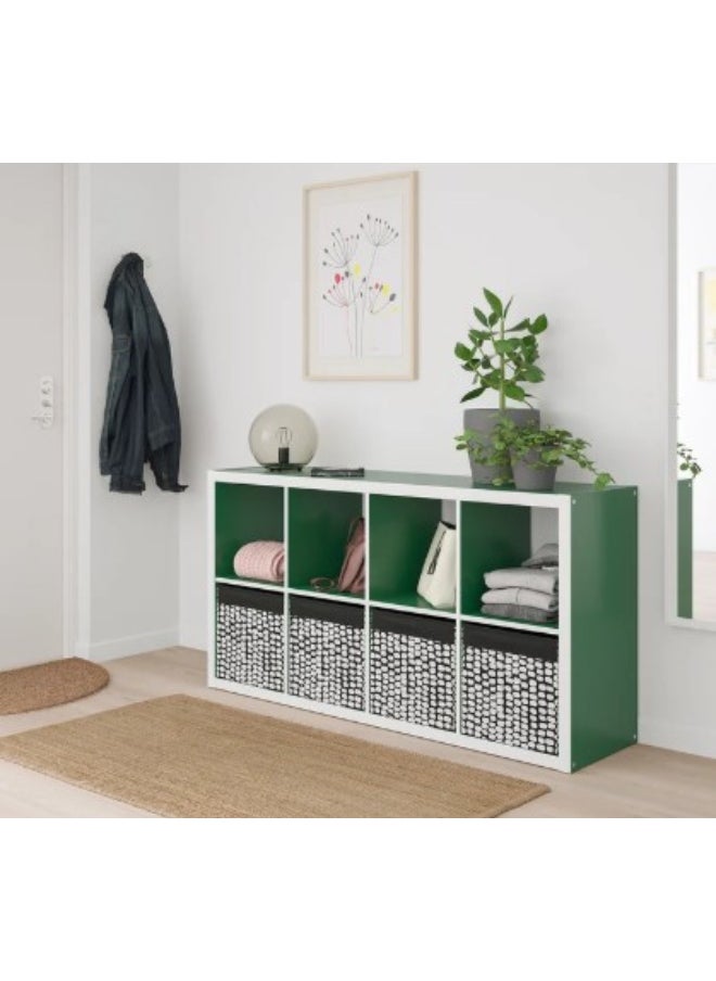 IKEA (IKEA) Box, black/white, 33x38x33 cm  - Image 3