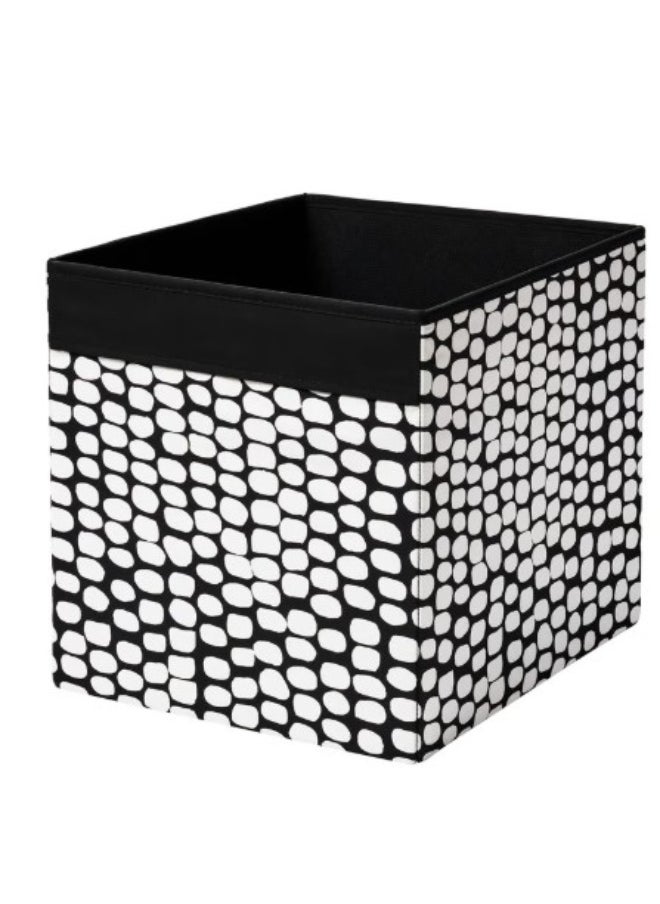IKEA (IKEA) Box, black/white, 33x38x33 cm  - Image 1