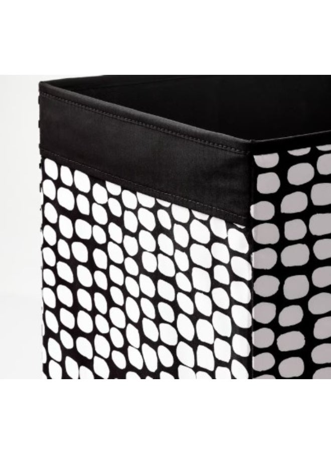 IKEA (IKEA) Box, black/white, 33x38x33 cm  - Image 4
