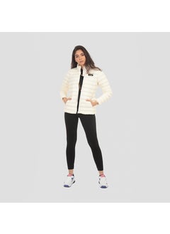 DIADORA Padded Lightweight W Be One Cream Color Women's Coat - D202003-580  - Image 3
