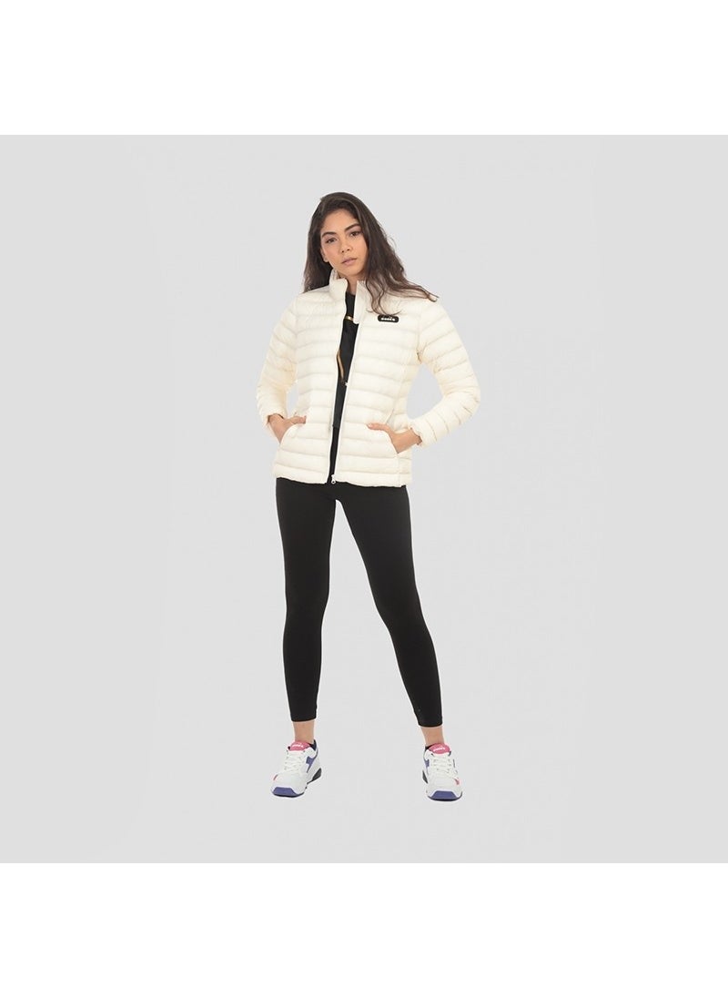 DIADORA Padded Lightweight W Be One Cream Color Women's Coat - D202003-580  - Image 3