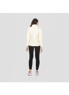 DIADORA Padded Lightweight W Be One Cream Color Women's Coat - D202003-580  - Image 4