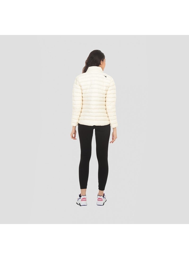 DIADORA Padded Lightweight W Be One Cream Color Women's Coat - D202003-580  - Image 4
