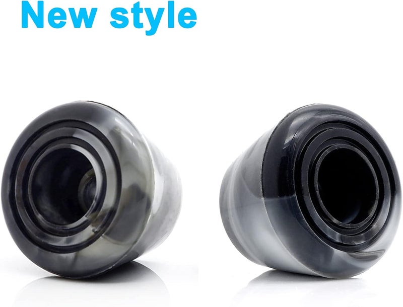 VNAKER PU Rubber Roller Skate Toe Stoppers 1 Pair with Screws - Image 3