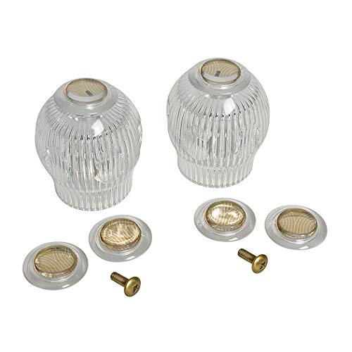 Danco 88671 Pair of Faucet Handles for Sterling TubShower Clear Acrylic - Image 1