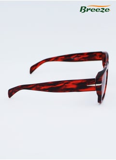 Breeze Men's Fashion Leisure Sunglasses Eye UV protection  Square frames Tawny eyewear  - Image 3