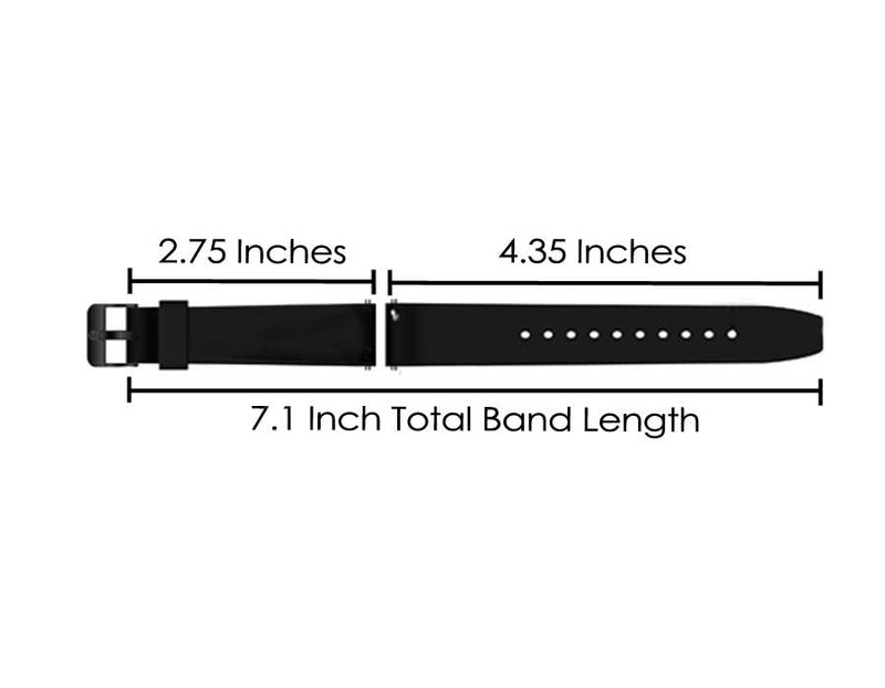 Speidel Replacement 14mm Scrub Silicone Watchband for Nurses, Doctors, Students in Purple - Image 5