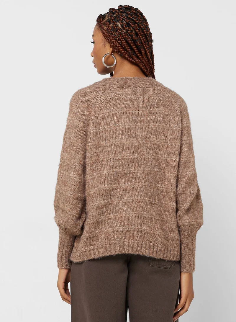 ONLY Balloon Sleeve Knitted Sweater