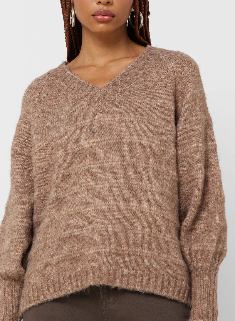 ONLY Balloon Sleeve Knitted Sweater