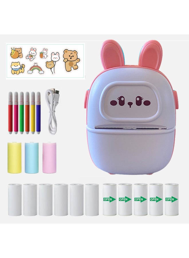 Portable Printer For Students To Print Wrong Questions, Homework, Photos, Labels, And More; Portable Thermal Bluetooth Printer