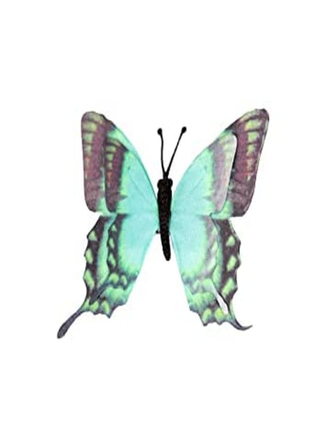 KYNA Set Of 2 Butterfly Shape Hair Pins Mesh Hairpins Hair Tie Pins Hair Accessories Birthday Return Gift Item For Girls And Women (See Green Colour) - Image 4