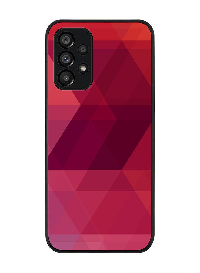 Stylizedd Rugged Black edge case for Samsung Galaxy A23 (LTE/4G) Slim fit Soft Case Flexible Rubber Edges Anti Drop TPU Gel Thin Cover - Three Berries - Image 1