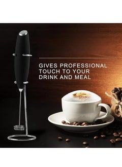 Milk Frother Handheld with Stand | Powerful Electric Coffee Frother Mixer & Foam Maker | Battery Operated for Coffee, Lattes, Cappuccino, Matcha, Hot Chocolate, and More - pzsku/Z1F39E5CBEA28A4C8CDCBZ/45/_/1733486488/f147902f-2af0-4dd7-b67a-9b9941e79c66