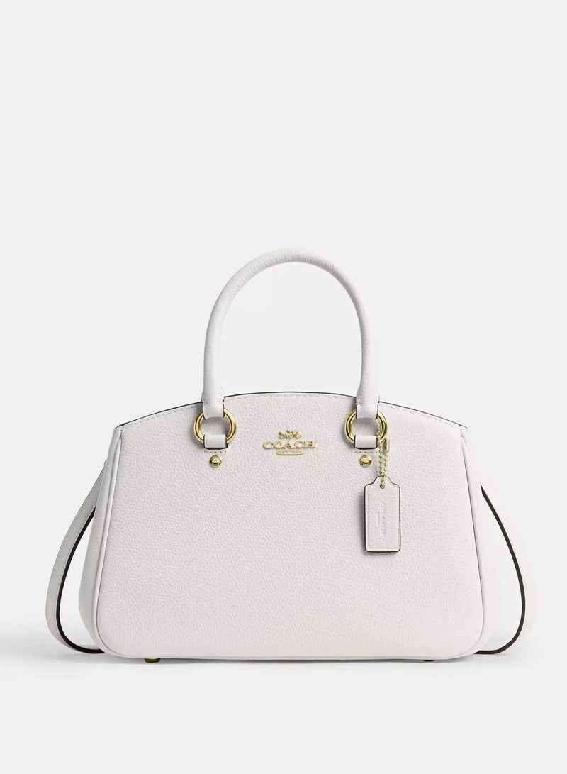 coachoutlet Coach Savannah Small Carryall Bag In Signature Canvas, Women's Shoulder Bag, Women's Cross-Body Bag, Women's Hand Bag, Women's  Tote Bag, White - Image 1