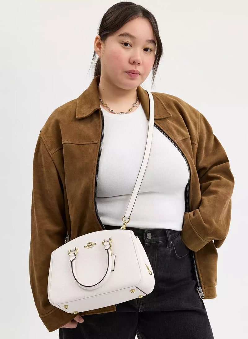 coachoutlet Coach Savannah Small Carryall Bag In Signature Canvas, Women's Shoulder Bag, Women's Cross-Body Bag, Women's Hand Bag, Women's  Tote Bag, White - Image 3