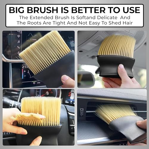 Robustt Car Interior Cleaning Brush Combo | 20 Pcs Pack | AC Vent Brush | Scratch Free Car Duster | Multifunctional Car Brush for Cleaning Car Interior, PC, Laptop, Keyboard - Image 3