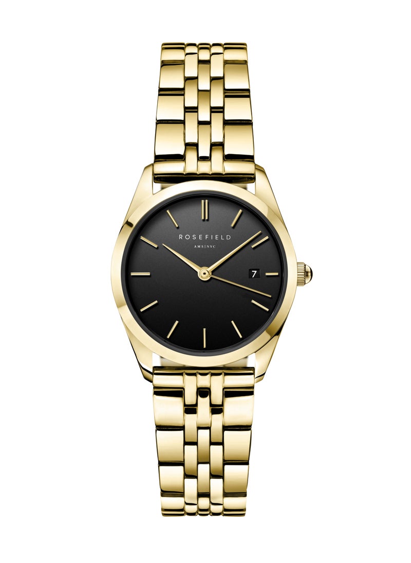 RoseField - Rosefield Ace XS Black Steel Gold Women Watch - ABGSG-A19 - Image 1