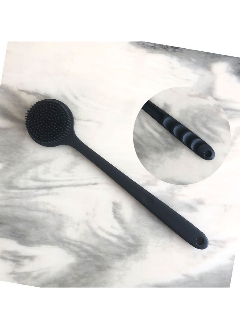 ORiTi Back Scrubber For Shower, Long Handle Bath Shower Brush, Soft Back Cleaner Washer, Body Bath Brush For Women And Men, Bathroom Shower Accessories  - Image 2