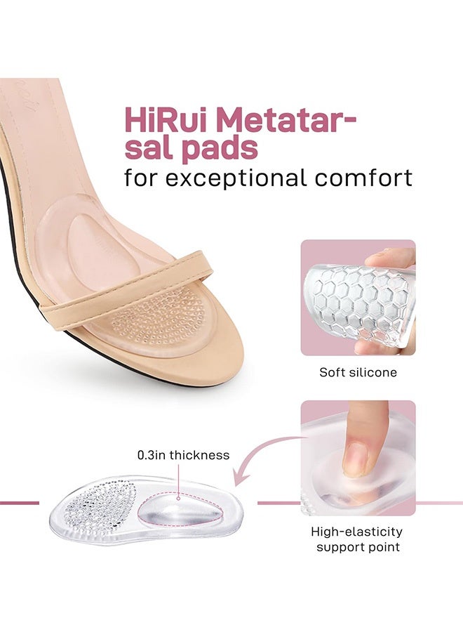 MXN 3 Pairs Gel Insole for High Heels  | High Heel Inserts for All-Day Comfort and Pain Relief  | One Size Non-Slip Gel Pads for Loose Shoes and Blister - Image 3