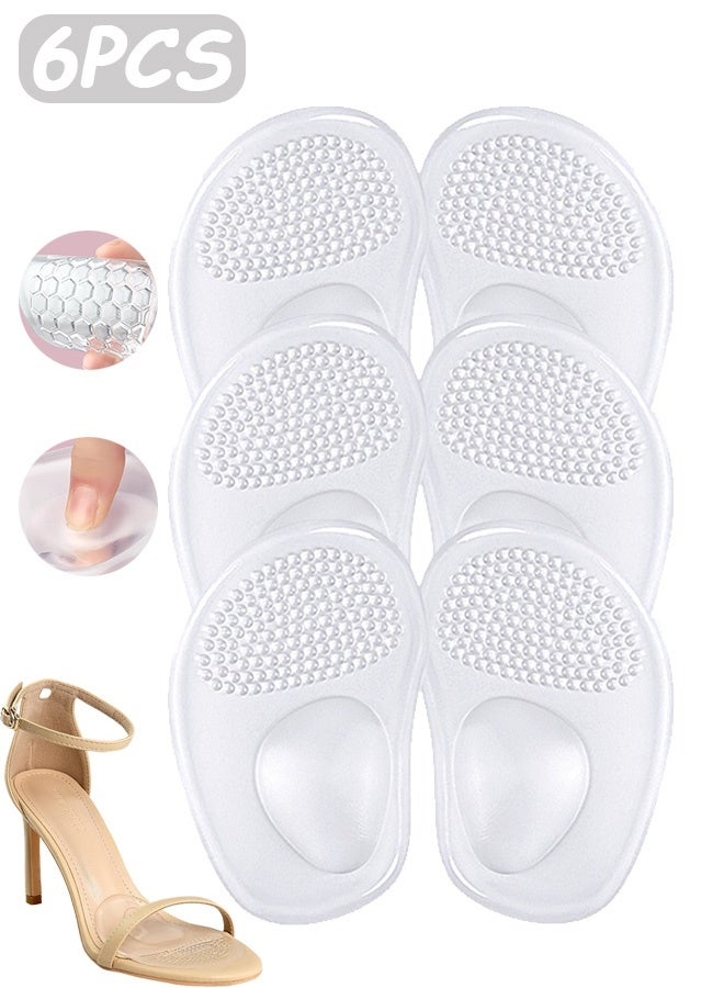 MXN 3 Pairs Gel Insole for High Heels  | High Heel Inserts for All-Day Comfort and Pain Relief  | One Size Non-Slip Gel Pads for Loose Shoes and Blister - Image 1