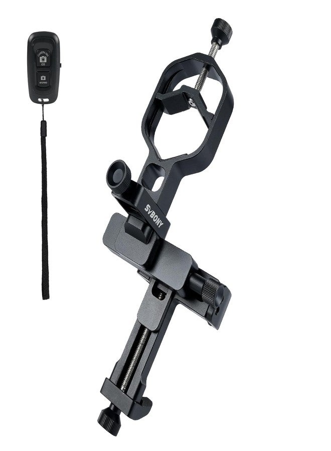 Svbony SV214 Pro 3-Axis Universal Smartphone Adapter, Digiscoping Adapter with Remote Control Support 28 to 48mm Eyepiece Diameter, for Capture Images Through Telescope Spotting Scope - Image 1