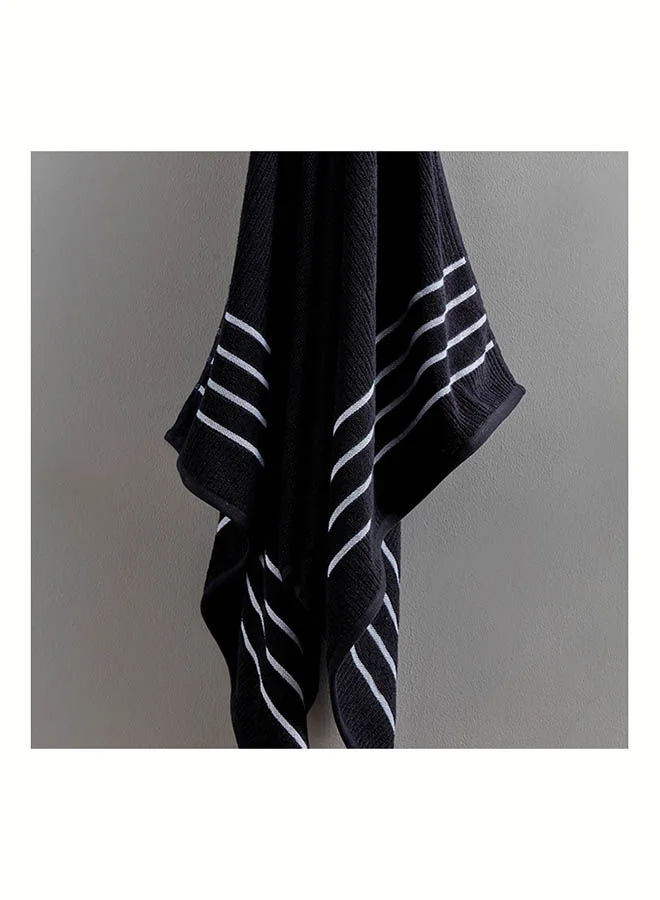 Home Box Mateo Ribbed Cotton Bath Towel 68 x 136 cm