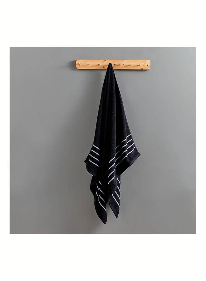 Home Box Mateo Ribbed Cotton Bath Towel 68 x 136 cm