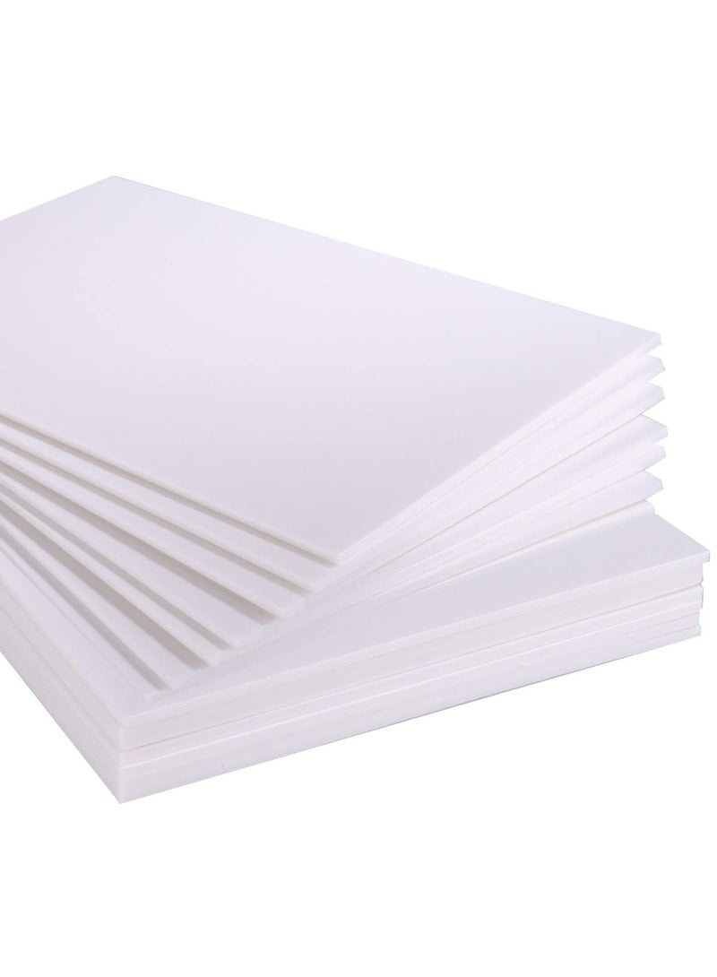 CRAFT MAGIC Pack of 10 White A3 Foam Boards (420mm x 297mm) - 5mm Thick Hard Polystyrene Boards for Model Making, Photo Mounting, Presentations, Arts & Crafts Projects - Image 1