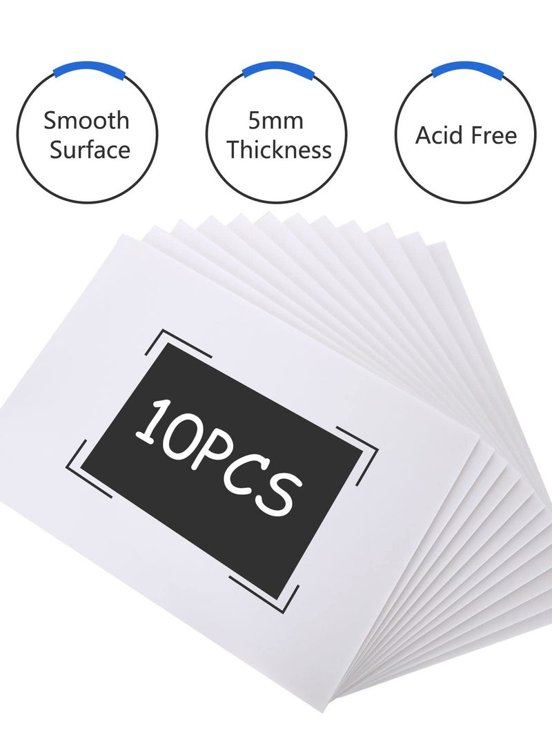 CRAFT MAGIC Pack of 10 White A3 Foam Boards (420mm x 297mm) - 5mm Thick Hard Polystyrene Boards for Model Making, Photo Mounting, Presentations, Arts & Crafts Projects - Image 2