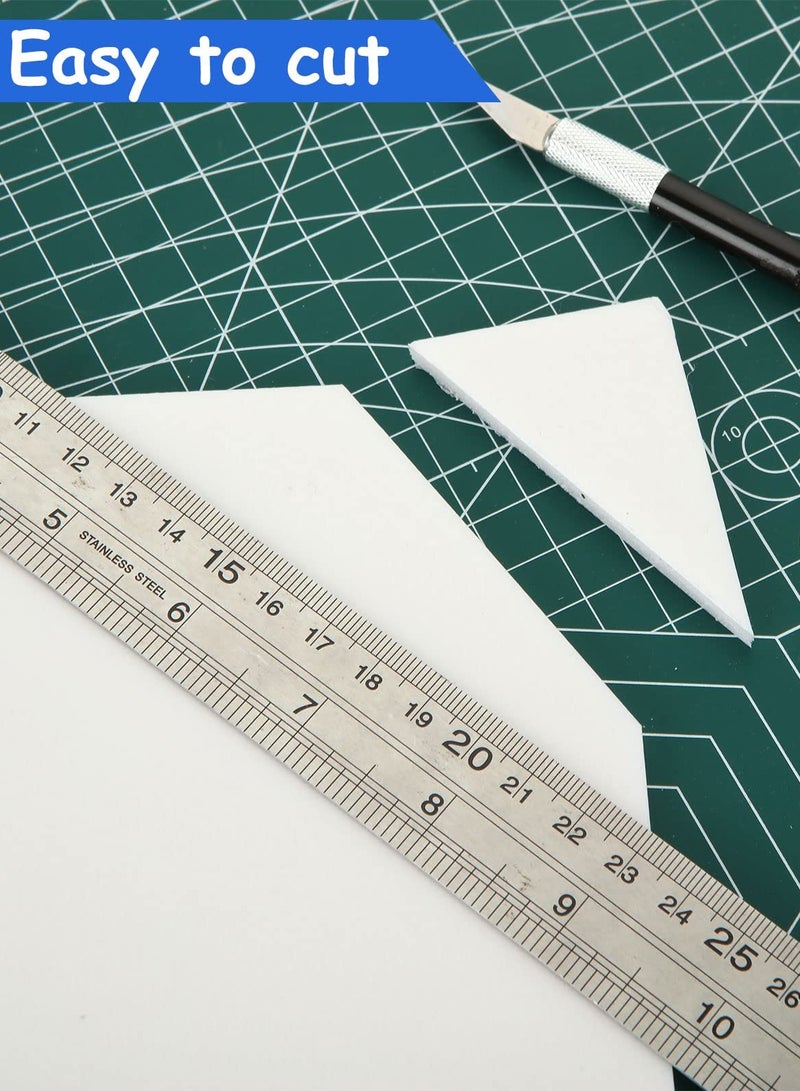 CRAFT MAGIC Pack of 10 White A3 Foam Boards (420mm x 297mm) - 5mm Thick Hard Polystyrene Boards for Model Making, Photo Mounting, Presentations, Arts & Crafts Projects - Image 3
