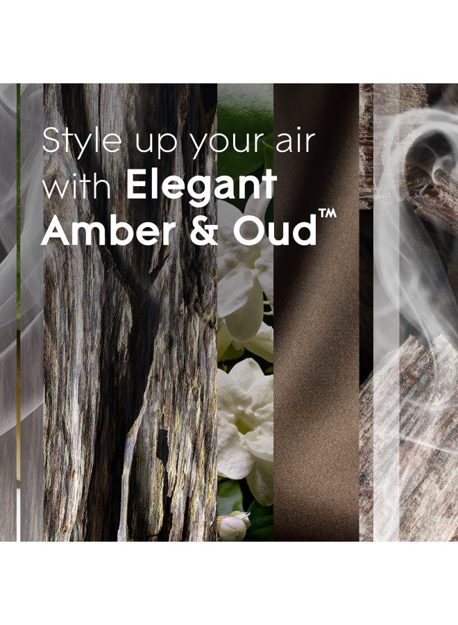 Glade PlugIns Refills Air Freshener, Scented and Essential Oils for Home and Bathroom, Elegant Amber & Oud, 2.01 Oz, 3 Count - Image 3