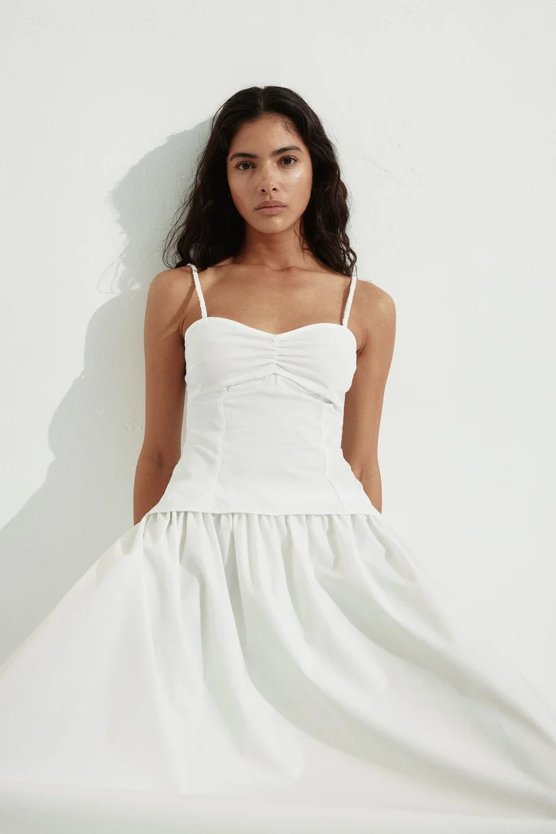 H&M Gathered strappy top