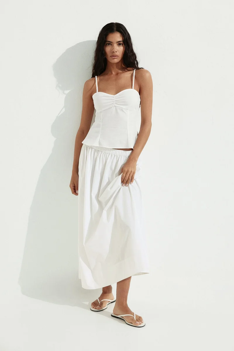 H&M Gathered strappy top