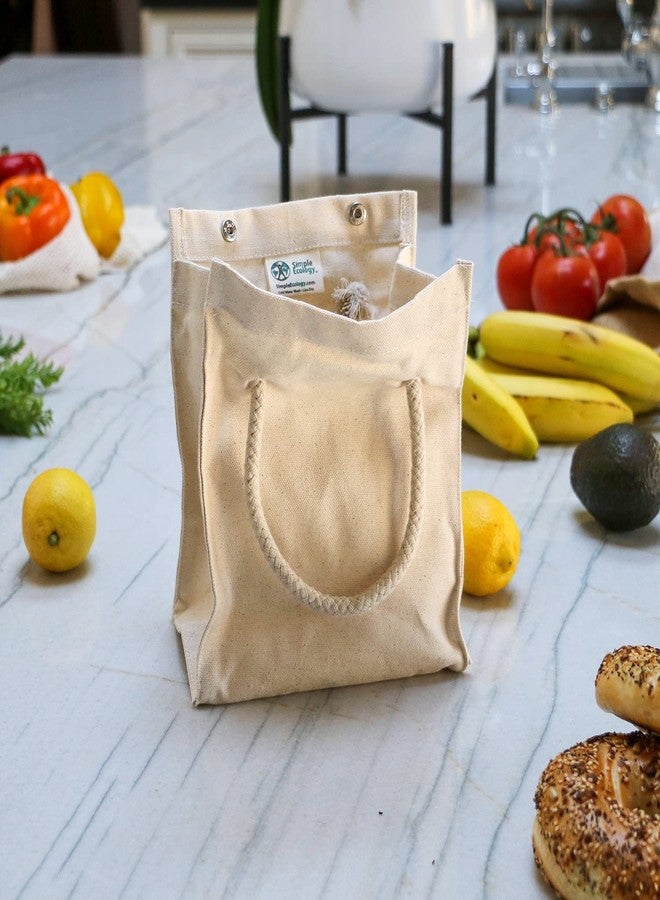Simple Ecology Organic Cotton Simple Lunch Bag - Natural - Image 3