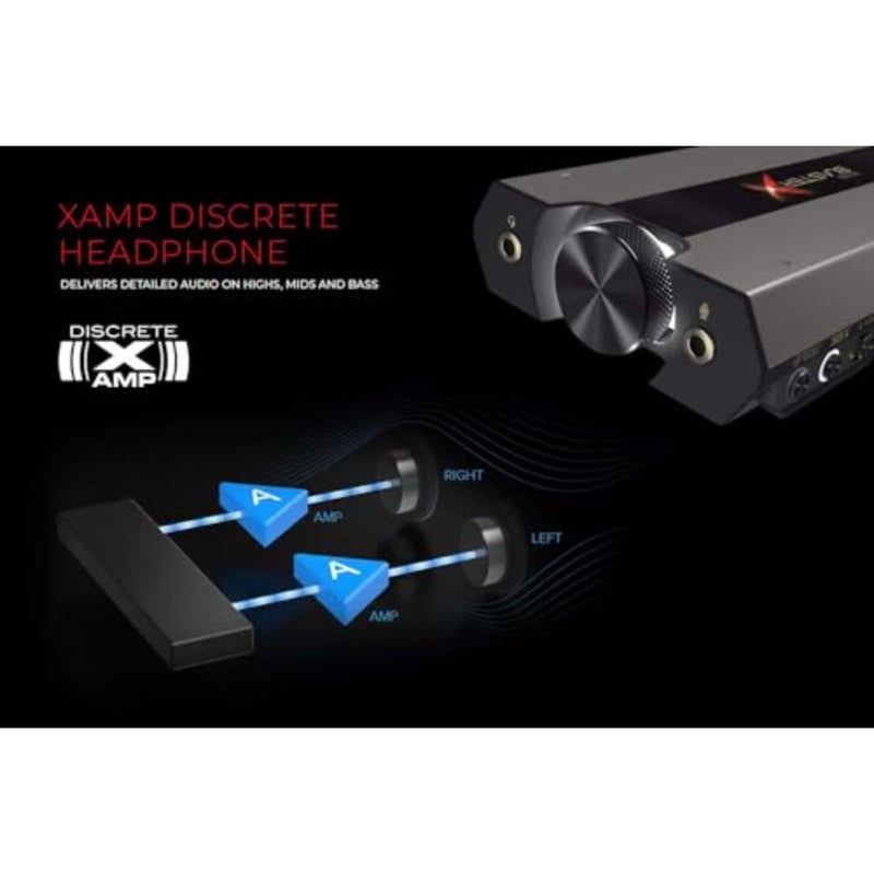 Sound BlasterX G6، معالج رقمي تناظري للألعاب عالي الدقة، مضخم صوت سماعة الرأس، صوت محيطي 7.1، صوت محيطي Dolby Hi-Res، نسبة إشارة إلى صوت (SNR) 130 ديسيبل، صوت محيطي 7.1، دولبي ديجيتال، دعم وحدة التحكم، مضخم صوت سماعة الرأس، محمول - Image 2
