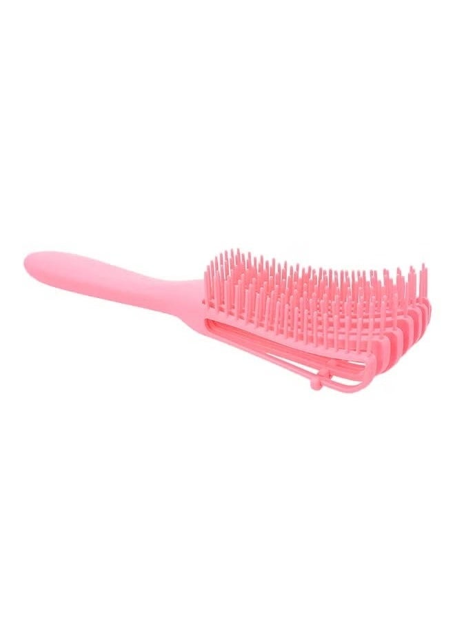 Eight-Claw Comb Hair Soft Scalp Massage Brush Pink