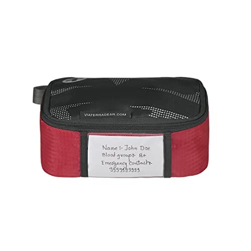 ViaTerra Medical Pouch I Pack and Carry All Your First Aid Essentials on a Trip | Small & Compact Unisex First Aid Travel Pouch (medical supplies not included) - Image 4
